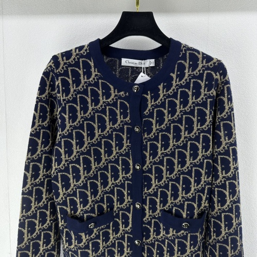 Replica Christian Dior Sweaters Long Sleeved For Women #1239568 $100.00 USD for Wholesale