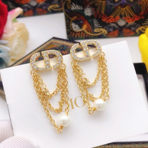 Wholesale Christian Dior Earrings For Women #1239625 $27.00 USD, Wholesale Quality Replica Christian Dior Earrings