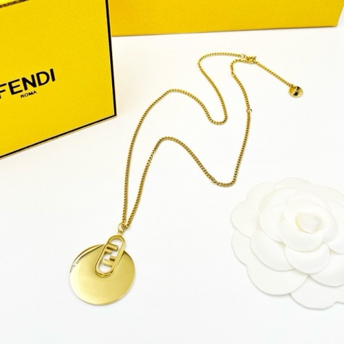 Wholesale Fendi Necklaces #1239766 $27.00 USD, Wholesale Quality Replica Fendi Necklaces