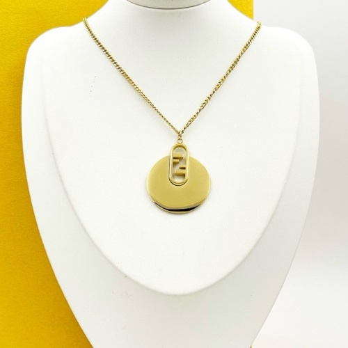 Replica Fendi Necklaces #1239766 $27.00 USD for Wholesale