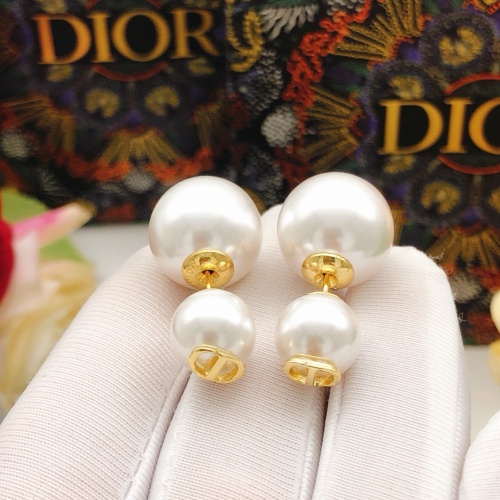 Replica Christian Dior Earrings For Women #1239769 $25.00 USD for Wholesale