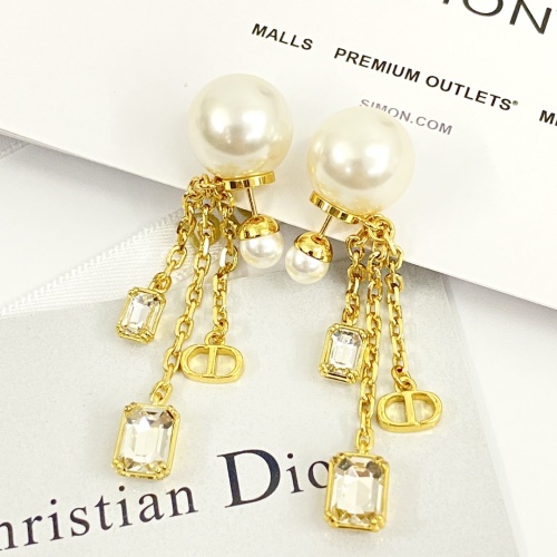 Replica Christian Dior Earrings For Women #1239886 $38.00 USD for Wholesale