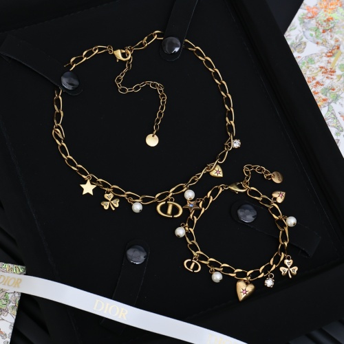 Wholesale Christian Dior Jewelry Set For Women #1239948 $52.00 USD, Wholesale Quality Replica Christian Dior Jewelry Set