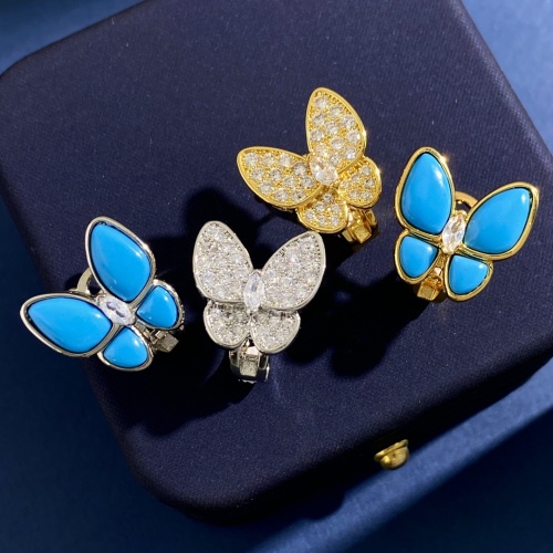 Replica Van Cleef & Arpels Earrings For Women #1240134 $29.00 USD for Wholesale