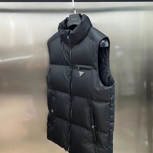 Replica Prada Down Feather Coat Sleeveless For Unisex #1240179 $160.00 USD for Wholesale