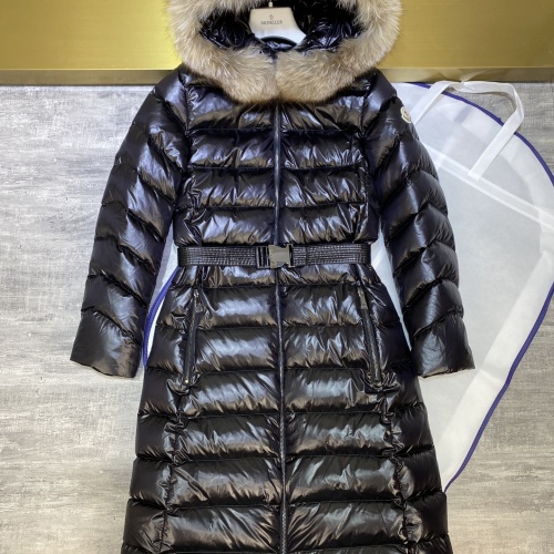 Wholesale Moncler Down Feather Coat Long Sleeved For Women #1240182 $225.00 USD, Wholesale Quality Replica Moncler Down Feather Coat