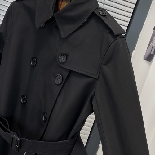 Replica Burberry Trench Coat Long Sleeved For Women #1240194 $160.00 USD for Wholesale