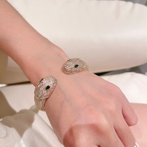 Replica Bvlgari Bracelets For Women #1240225 $76.00 USD for Wholesale