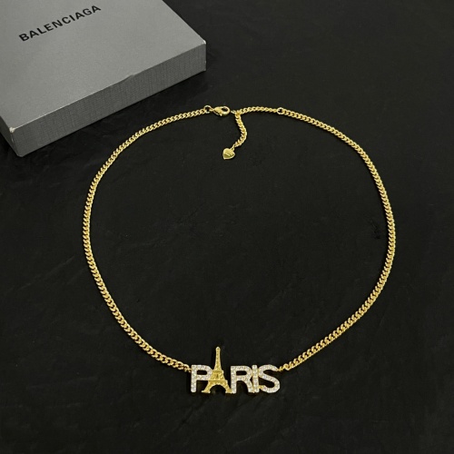 Wholesale Balenciaga Necklaces #1240254 $42.00 USD, Wholesale Quality Replica Balenciaga Necklaces