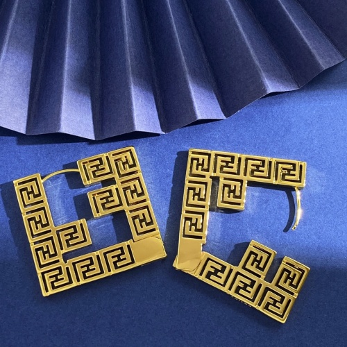 Replica Fendi Earrings For Women #1240332 $36.00 USD for Wholesale