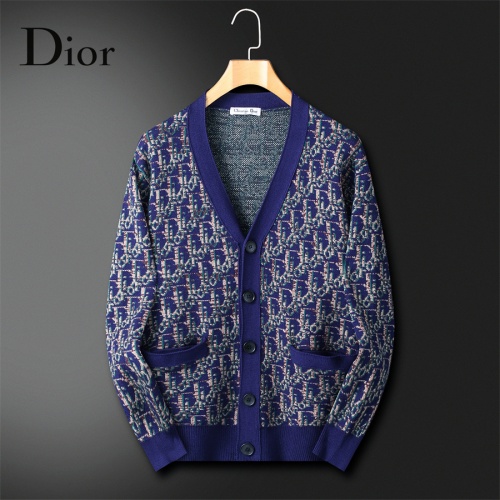 Wholesale Christian Dior Sweaters Long Sleeved For Men #1240402 $60.00 USD, Wholesale Quality Replica Christian Dior Sweaters