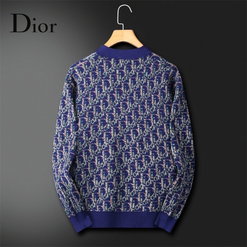 Replica Christian Dior Sweaters Long Sleeved For Men #1240402 $60.00 USD for Wholesale