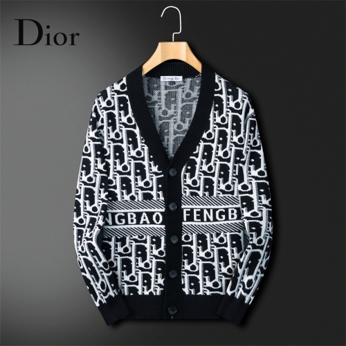 Wholesale Christian Dior Sweaters Long Sleeved For Men #1240403 $60.00 USD, Wholesale Quality Replica Christian Dior Sweaters