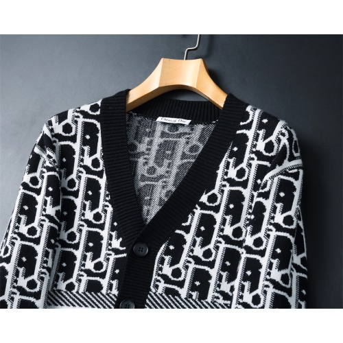 Replica Christian Dior Sweaters Long Sleeved For Men #1240403 $60.00 USD for Wholesale