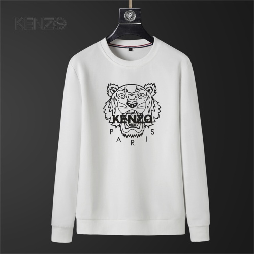 Wholesale Kenzo Hoodies Long Sleeved For Men #1240455 $40.00 USD, Wholesale Quality Replica Kenzo Hoodies