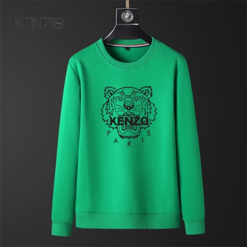 Wholesale Kenzo Hoodies Long Sleeved For Men #1240456 $40.00 USD, Wholesale Quality Replica Kenzo Hoodies