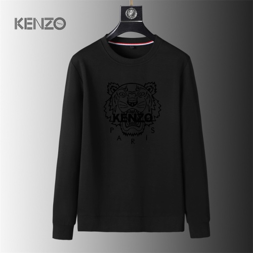 Wholesale Kenzo Hoodies Long Sleeved For Men #1240457 $40.00 USD, Wholesale Quality Replica Kenzo Hoodies