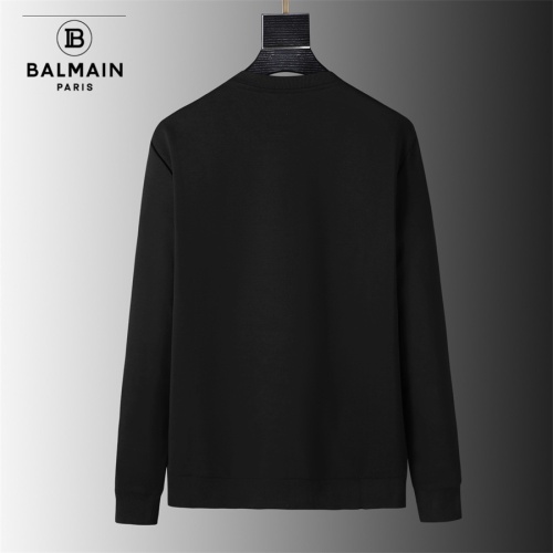 Replica Balmain Hoodies Long Sleeved For Men #1240463 $40.00 USD for Wholesale