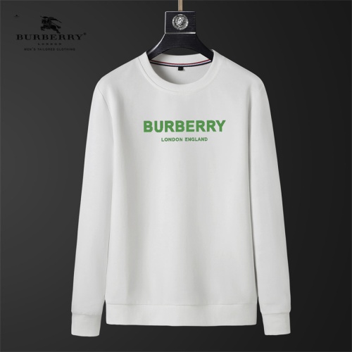 Wholesale Burberry Hoodies Long Sleeved For Men #1240470 $40.00 USD, Wholesale Quality Replica Burberry Hoodies