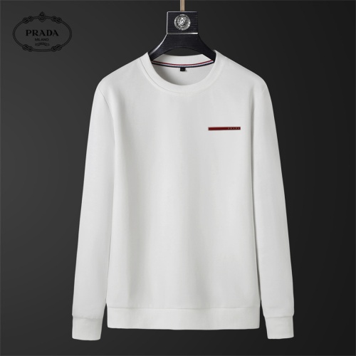 Wholesale Prada Hoodies Long Sleeved For Men #1240510 $40.00 USD, Wholesale Quality Replica Prada Hoodies