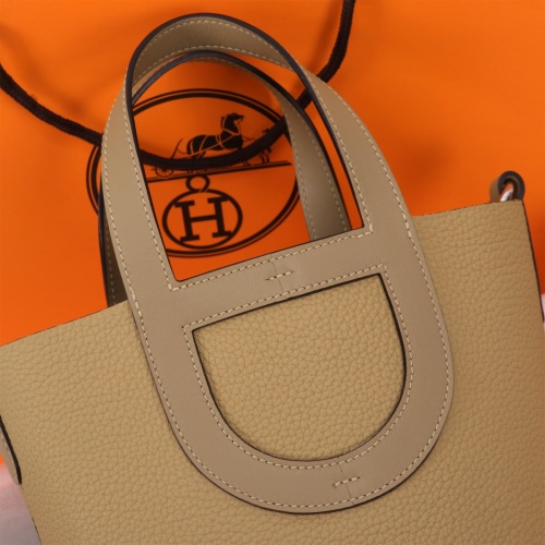 Replica Hermes AAA Quality Handbags In Silver For Women #1240518 $240.00 USD for Wholesale