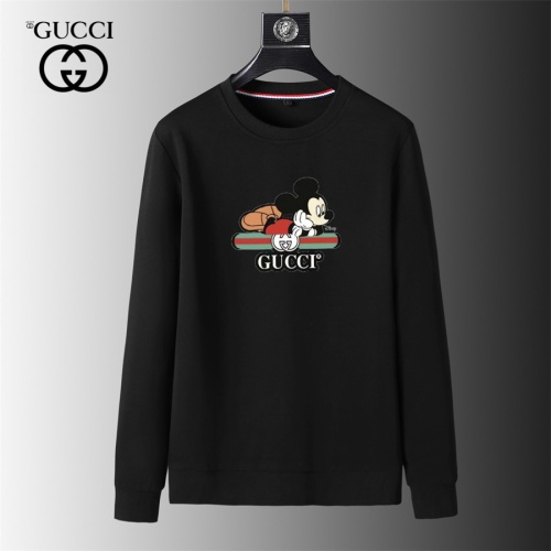 Wholesale Gucci Hoodies Long Sleeved For Men #1240530 $40.00 USD, Wholesale Quality Replica Gucci Hoodies