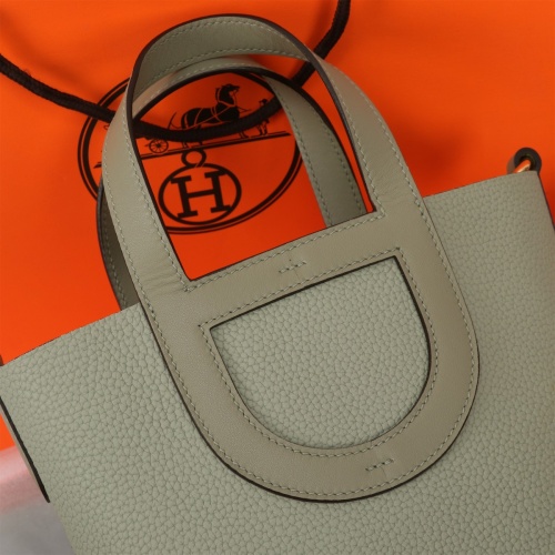 Replica Hermes AAA Quality Handbags In Gold For Women #1240542 $240.00 USD for Wholesale