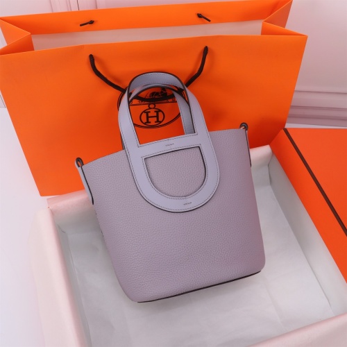 Wholesale Hermes AAA Quality Handbags In Silver For Women #1240549 $240.00 USD, Wholesale Quality Replica Hermes AAA Quality Handbags