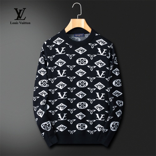 Wholesale Louis Vuitton LV Sweaters Long Sleeved For Men #1240556 $52.00 USD, Wholesale Quality Replica Louis Vuitton LV Sweaters