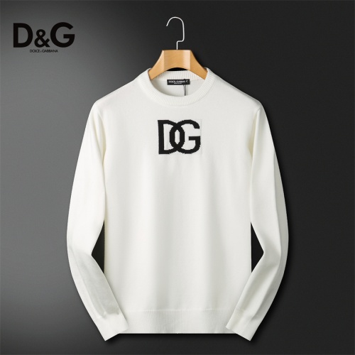 Wholesale Dolce &amp; Gabbana D&amp;G Sweaters Long Sleeved For Men #1240557 $52.00 USD, Wholesale Quality Replica Dolce &amp; Gabbana D&amp;G Sweaters