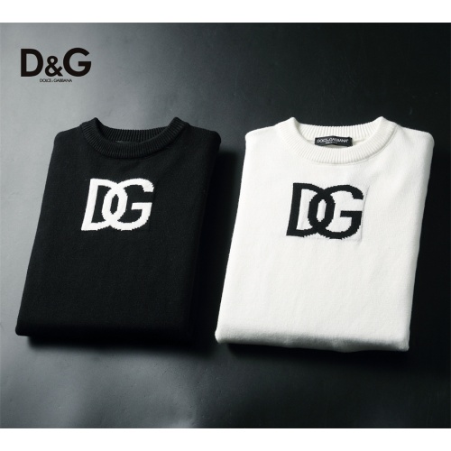 Replica Dolce & Gabbana D&G Sweaters Long Sleeved For Men #1240558 $52.00 USD for Wholesale