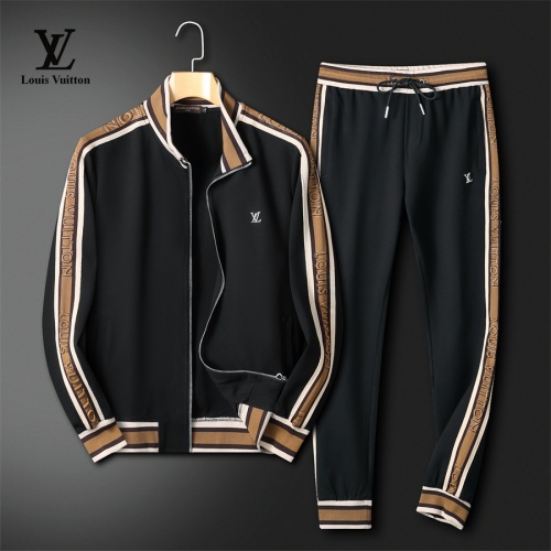 Wholesale Louis Vuitton LV Tracksuits Long Sleeved For Men #1240575 $80.00 USD, Wholesale Quality Replica Louis Vuitton LV Tracksuits