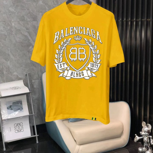 Wholesale Balenciaga T-Shirts Short Sleeved For Men #1240613 $40.00 USD, Wholesale Quality Replica Balenciaga T-Shirts