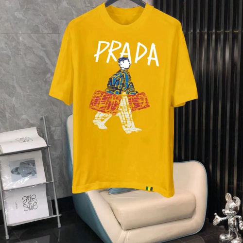 Wholesale Prada T-Shirts Short Sleeved For Men #1240618 $40.00 USD, Wholesale Quality Replica Prada T-Shirts