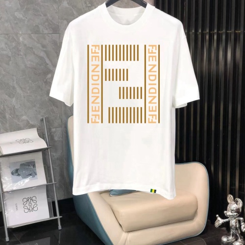 Wholesale Fendi T-Shirts Short Sleeved For Men #1240665 $40.00 USD, Wholesale Quality Replica Fendi T-Shirts