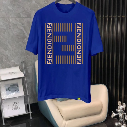 Wholesale Fendi T-Shirts Short Sleeved For Men #1240667 $40.00 USD, Wholesale Quality Replica Fendi T-Shirts