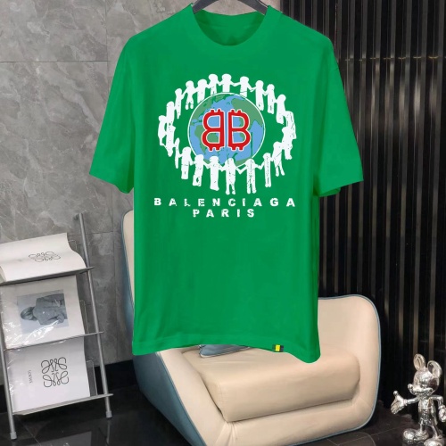 Wholesale Balenciaga T-Shirts Short Sleeved For Men #1240708 $40.00 USD, Wholesale Quality Replica Balenciaga T-Shirts