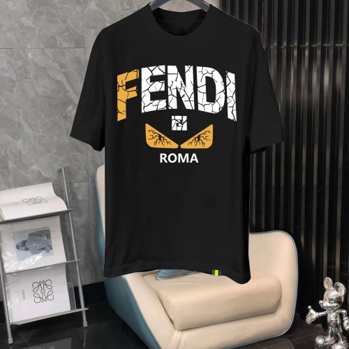 Wholesale Fendi T-Shirts Short Sleeved For Men #1240711 $40.00 USD, Wholesale Quality Replica Fendi T-Shirts