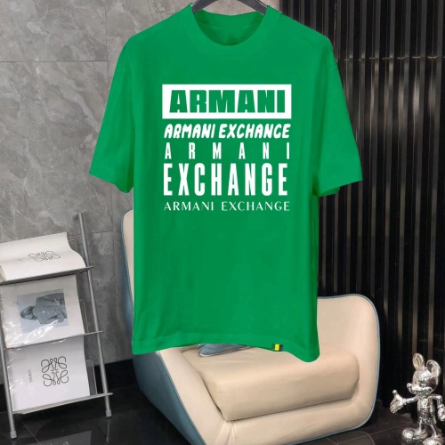 Wholesale Armani T-Shirts Short Sleeved For Men #1240733 $40.00 USD, Wholesale Quality Replica Armani T-Shirts