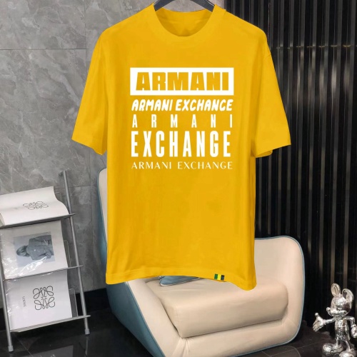 Wholesale Armani T-Shirts Short Sleeved For Men #1240734 $40.00 USD, Wholesale Quality Replica Armani T-Shirts