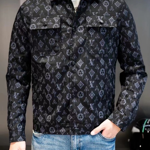 Wholesale Louis Vuitton LV Jackets Long Sleeved For Men #1240737 $60.00 USD, Wholesale Quality Replica Louis Vuitton LV Jackets