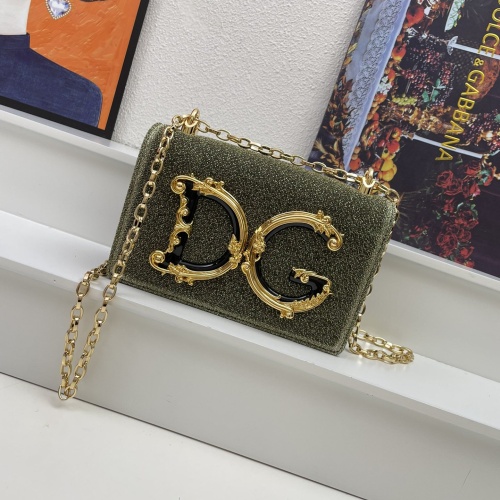 Wholesale Dolce &amp; Gabbana D&amp;G AAA Quality Messenger Bags For Women #1240753 $150.00 USD, Wholesale Quality Replica Dolce &amp; Gabbana D&amp;G AAA Quality Messenger Bags