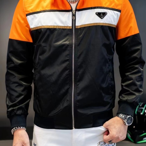 Wholesale Prada Jackets Long Sleeved For Men #1240757 $60.00 USD, Wholesale Quality Replica Prada Jackets