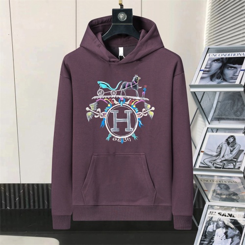 Wholesale Hermes Hoodies Long Sleeved For Men #1240837 $52.00 USD, Wholesale Quality Replica Hermes Hoodies