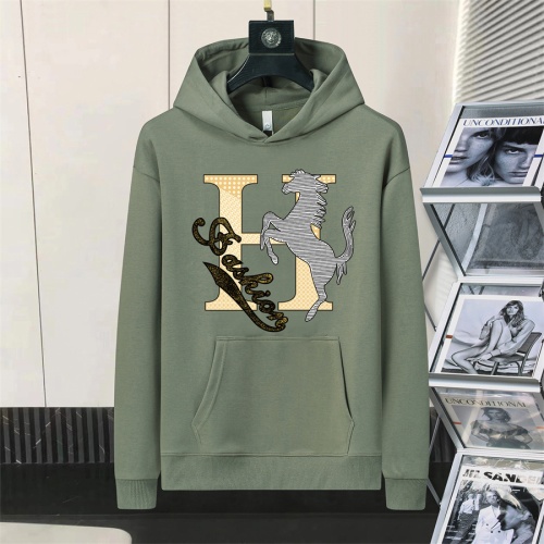 Wholesale Hermes Hoodies Long Sleeved For Men #1240842 $52.00 USD, Wholesale Quality Replica Hermes Hoodies