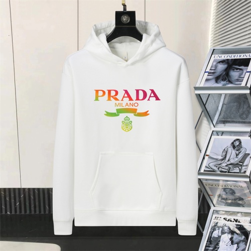 Wholesale Prada Hoodies Long Sleeved For Men #1240895 $52.00 USD, Wholesale Quality Replica Prada Hoodies