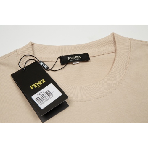 Replica Fendi T-Shirts Short Sleeved For Men #1240916 $38.00 USD for Wholesale