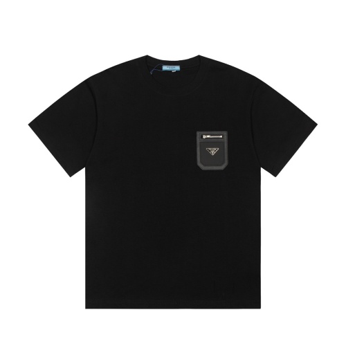 Wholesale Prada T-Shirts Short Sleeved For Men #1240925 $38.00 USD, Wholesale Quality Replica Prada T-Shirts