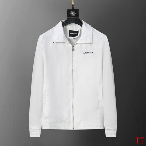 Wholesale Balenciaga Coats Long Sleeved For Men #1240972 $56.00 USD, Wholesale Quality Replica Balenciaga Coats