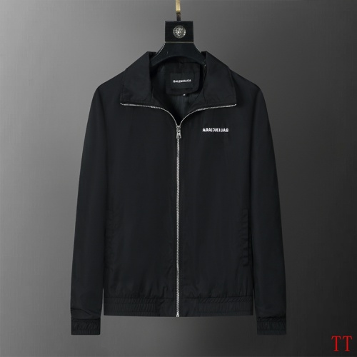 Wholesale Balenciaga Coats Long Sleeved For Men #1240977 $56.00 USD, Wholesale Quality Replica Balenciaga Coats